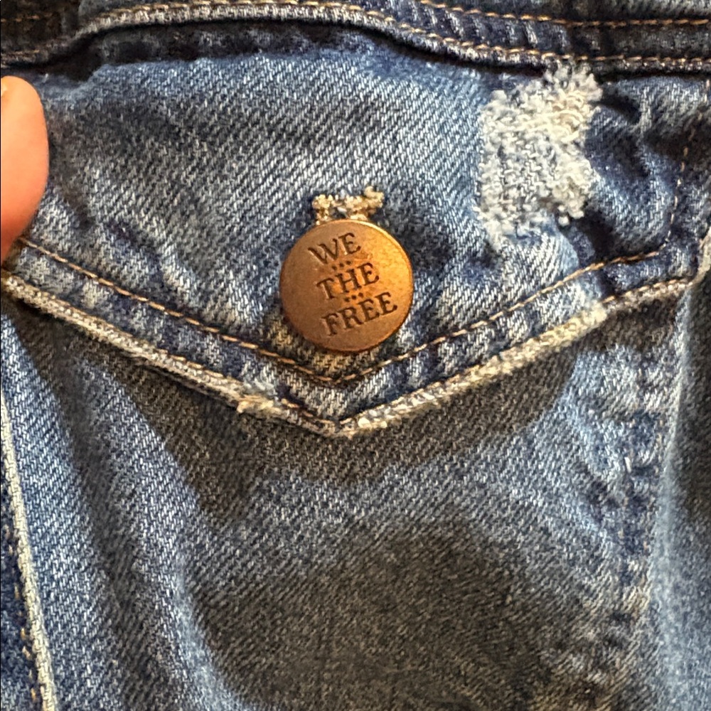 Free people All In distressed denim jacket - Picture 8 of 8